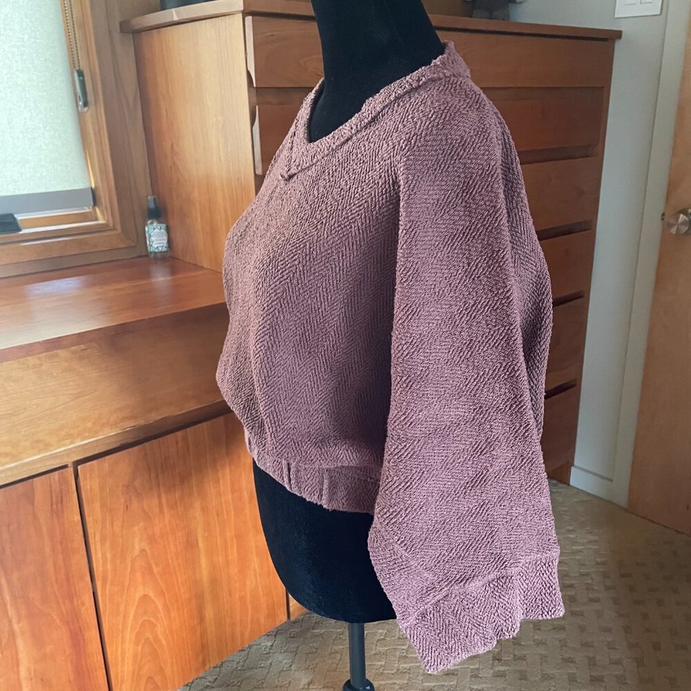 Free People Cinch Waist Dolman Sleeve Pullover S - Picture 3 of 6
